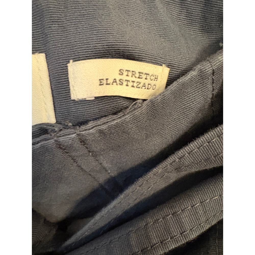 A New Day Womens Navy Blue High-Rise Tie-Waist Paperbag Pants Size 12‎ NWT - Picture 4 of 8